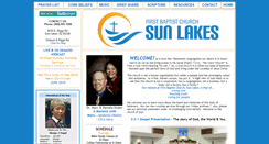 Desktop Screenshot of firstbaptistchurchsunlakes.org
